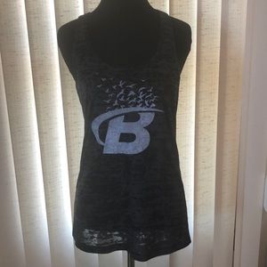 bodybuilding.com racer back tank B Core Series M